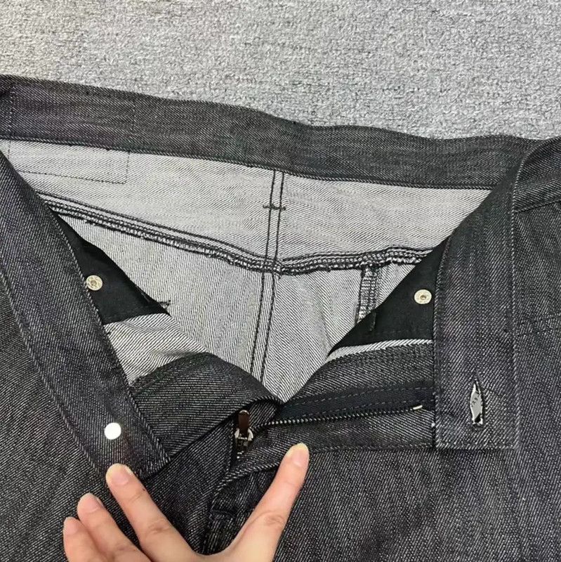 Comme des Garcons COMME des GARÇONS Gray Denim Logo Casual Pants 0089 Size US 27 - 6 Thumbnail