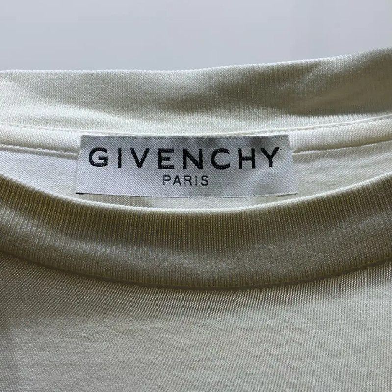 Givenchy Givenchy Studio Homme White Cotton T-Shirt 0089 Size US XL / EU 56 / 4 - 3 Thumbnail