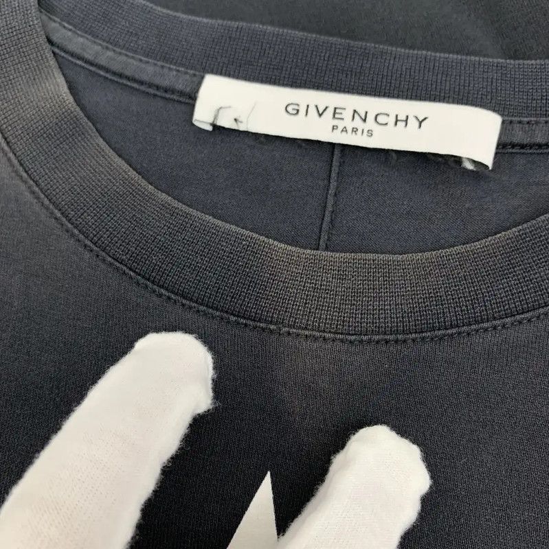 Givenchy Givenchy Black Cotton Men's T-Shirt 0089 Size US M / EU 48-50 / 2 - 9 Thumbnail