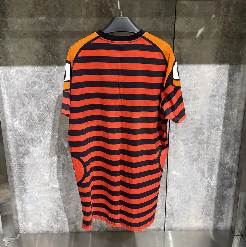 Givenchy Givenchy Orange Cotton Graphic Tee for Men 0089 Size US M / EU 48-50 / 2 - 2 Thumbnail