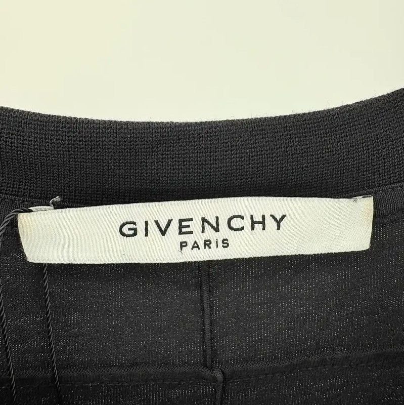 Givenchy Givenchy Black Men's T-Shirt with Unique Patches 0089 Size US M / EU 48-50 / 2 - 3 Thumbnail