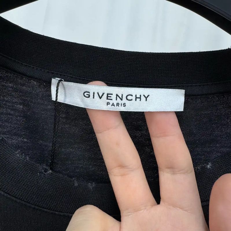 Givenchy Givenchy Black Logo Print Men's T-Shirt 0089 Size US XXL / EU 58 / 5 - 5 Thumbnail
