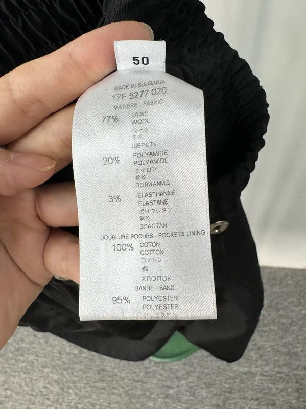Givenchy Givenchy Black Cotton Casual Pants for Men 0089 Size US 44 / EU 60 - 4 Thumbnail