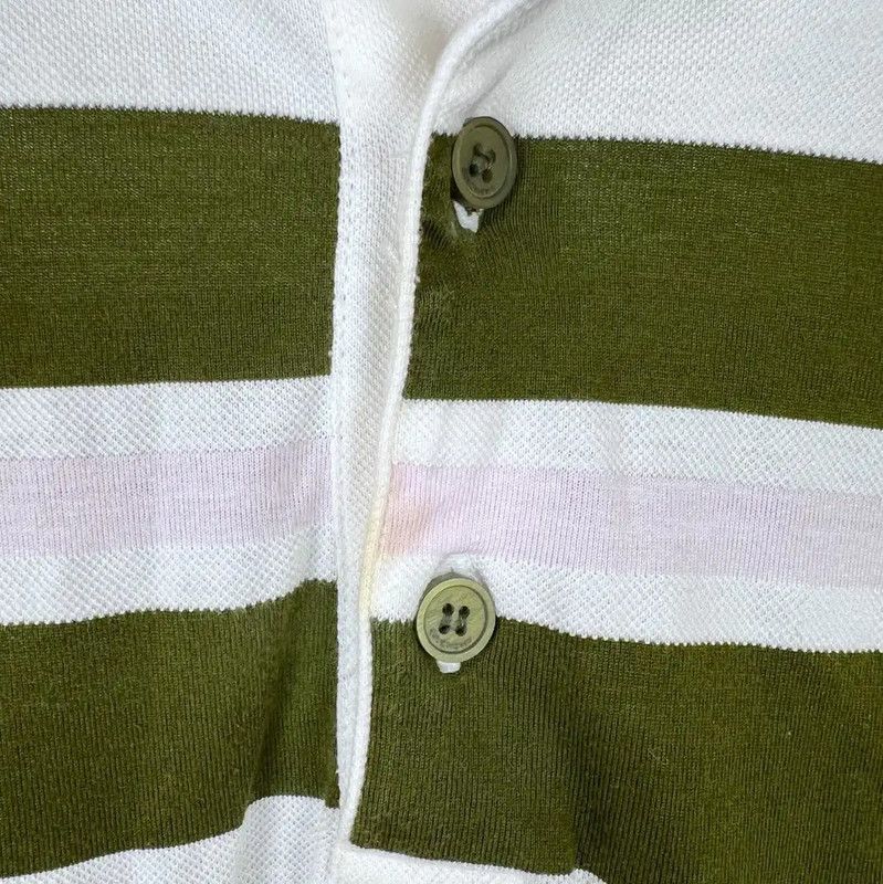 Givenchy Givenchy Striped Cotton Polo Shirt 0089 Size US M / EU 48-50 / 2 - 8 Thumbnail