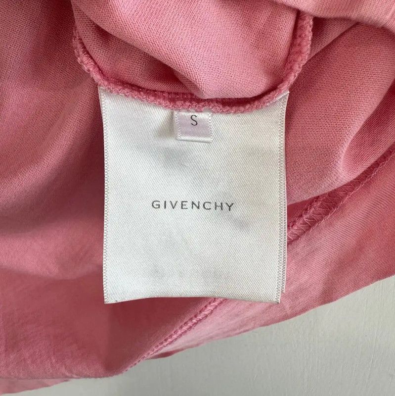 Givenchy Givenchy Pink Cotton Men's T-Shirt 0089 Size US S / EU 44-46 / 1 - 5 Thumbnail