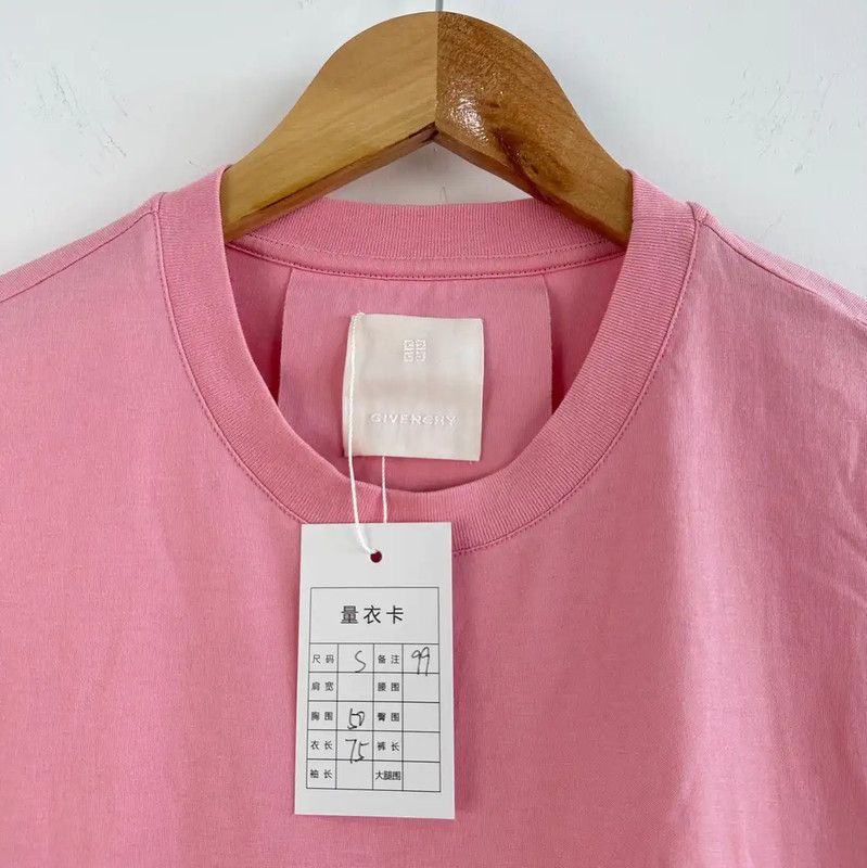 Givenchy Givenchy Pink Cotton Men's T-Shirt 0089 Size US S / EU 44-46 / 1 - 3 Thumbnail