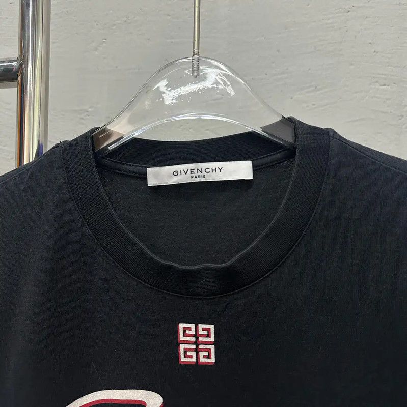 Givenchy Givenchy Black Cotton Short Sleeve T-Shirt 0089 Size US XS / EU 42 / 0 - 3 Thumbnail