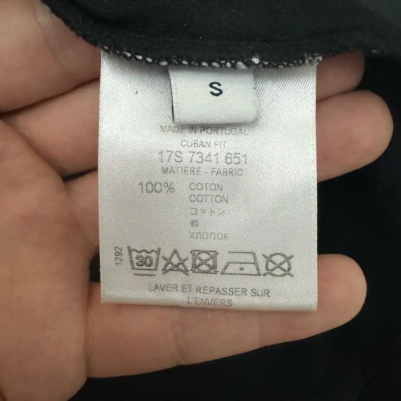 Givenchy Givenchy Men's Black Cotton T-Shirt 0089 Size US S / EU 44-46 / 1 - 3 Thumbnail