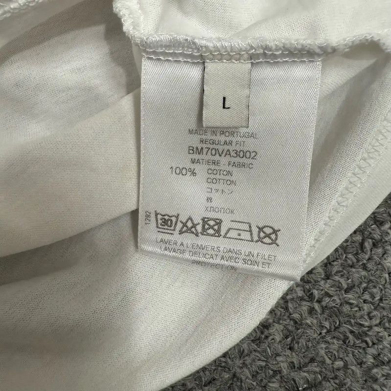 Givenchy Givenchy White Cotton Men's T-Shirt 0089 Size US L / EU 52-54 / 3 - 4 Thumbnail