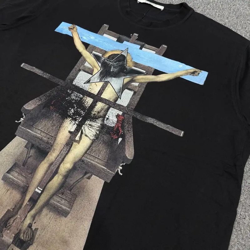 Givenchy Givenchy Black Cotton Men's T-Shirt 0089 Size US M / EU 48-50 / 2 - 3 Thumbnail