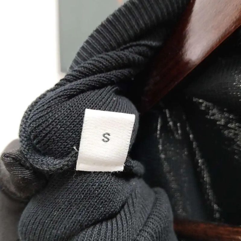 Givenchy Givenchy Black Long Sleeve Knit Sweater 0089 Size US S / EU 44-46 / 1 - 5 Thumbnail