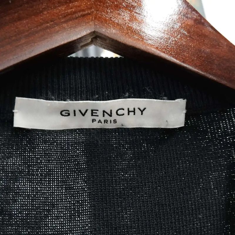 Givenchy Givenchy Black Long Sleeve Knit Sweater 0089 Size US S / EU 44-46 / 1 - 3 Thumbnail