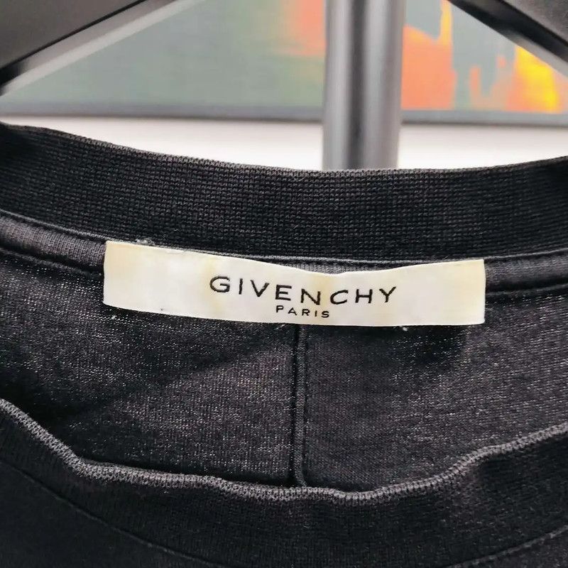 Givenchy Givenchy Men's Black Cotton T-Shirt 0089 Size US M / EU 48-50 / 2 - 3 Thumbnail