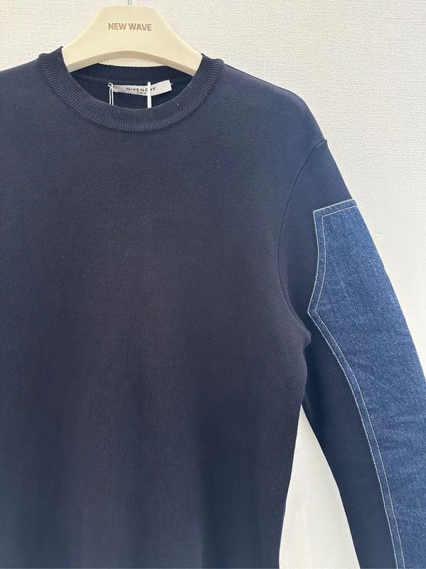 Givenchy Colorblock Cotton Long Sleeve Sweatshirt 0089