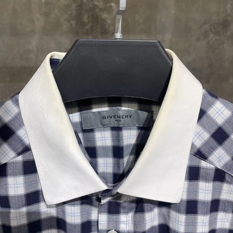 Givenchy Givenchy XL White Cotton Men's Shirt 0089 Size US XL / EU 56 / 4 - 6 Thumbnail