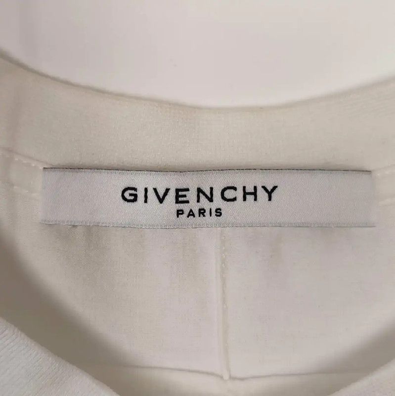 Givenchy Givenchy White Cotton Men's T-Shirt with Graphic Print 0089 Size US XS / EU 42 / 0 - 3 Thumbnail