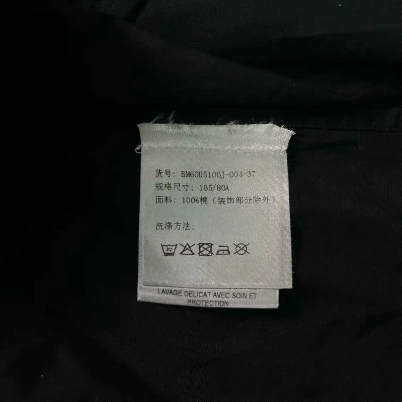 Givenchy Givenchy Black Cotton Long Sleeve Shirt 0089 Size US S / EU 44-46 / 1 - 5 Thumbnail