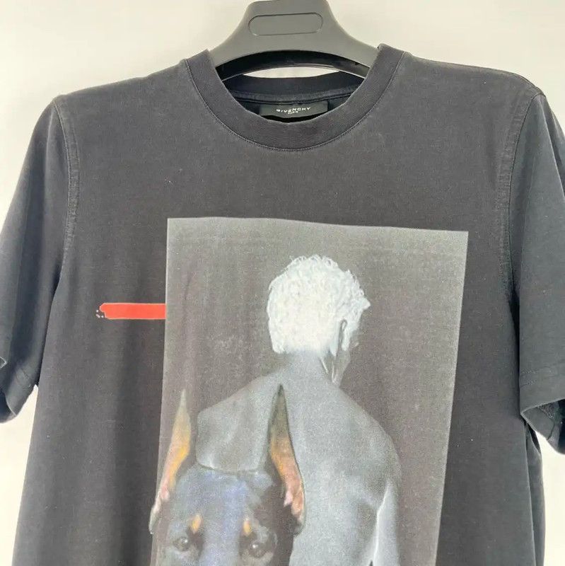 Givenchy Givenchy Black Graphic Men's T-Shirt 0089 Size US XXS / EU 40 - 3 Thumbnail