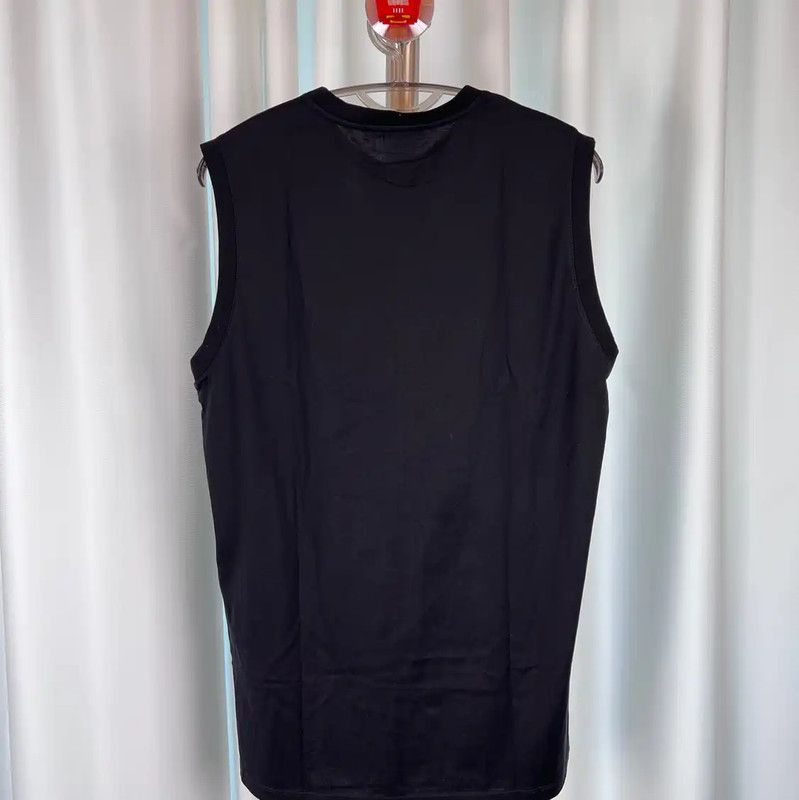 Givenchy Givenchy Black Cotton Sleeveless Graphic T-Shirt 0089 Size US S / EU 44-46 / 1 - 2 Thumbnail