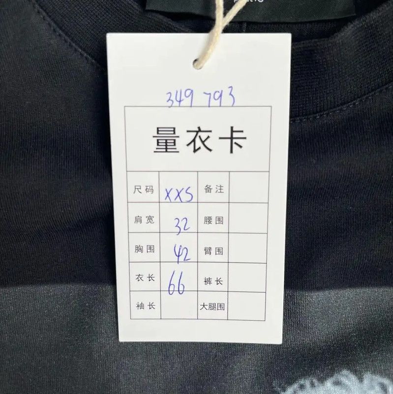 Givenchy Givenchy Men's Black Graphic T-Shirt 0089 Size US XXS / EU 40 - 8 Thumbnail
