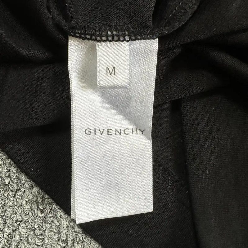 Givenchy Givenchy Black Cotton Graphic Short Sleeve T-Shirt 0089 Size US M / EU 48-50 / 2 - 5 Thumbnail