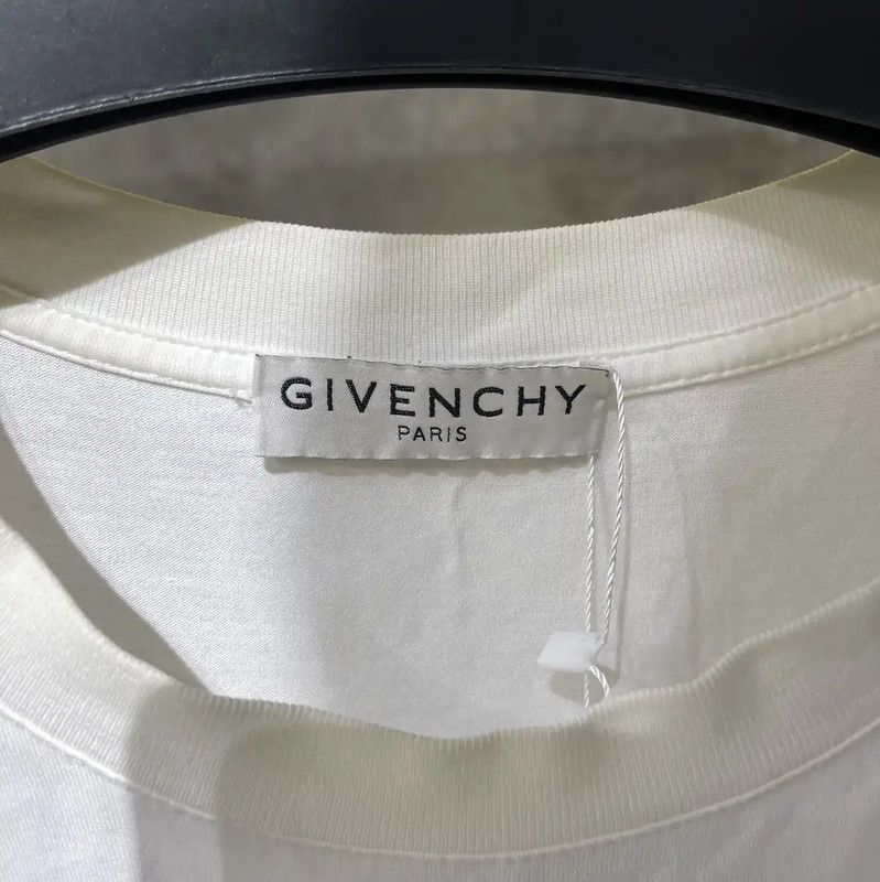 Givenchy Givenchy White Cotton Men’s T-Shirt 0089 Size US S / EU 44-46 / 1 - 2 Thumbnail