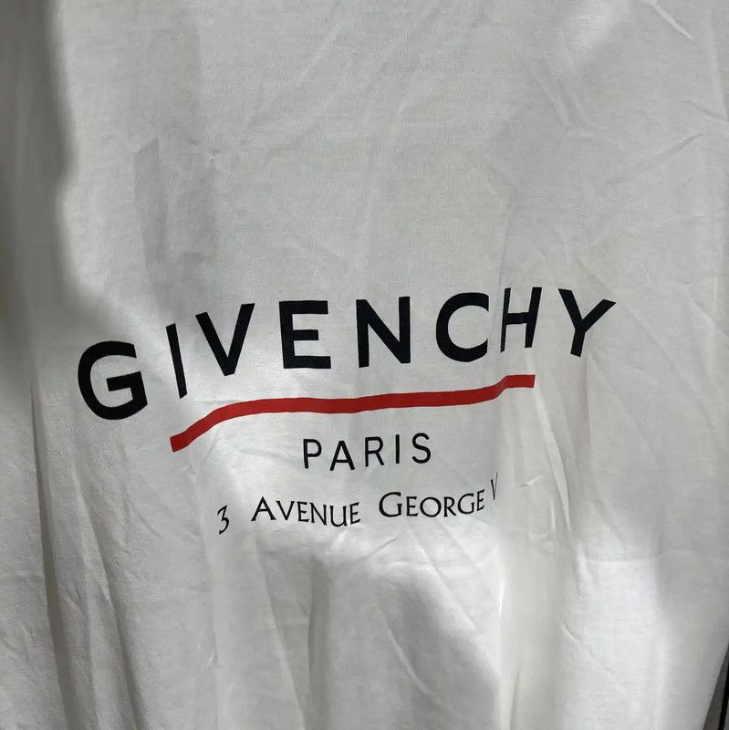 Givenchy Givenchy White Cotton Men’s T-Shirt 0089 Size US S / EU 44-46 / 1 - 3 Thumbnail