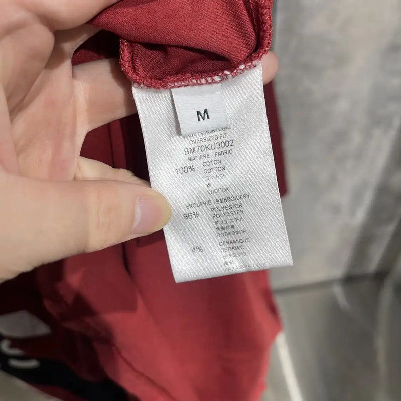 Givenchy Givenchy Red Cotton Men's T-Shirt 0089 Size US M / EU 48-50 / 2 - 7 Thumbnail