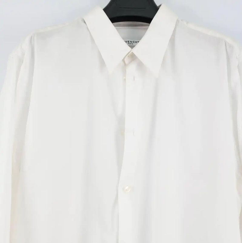 Givenchy Givenchy Summer White Long Sleeve Shirt 0089 Size US L / EU 52-54 / 3 - 3 Thumbnail