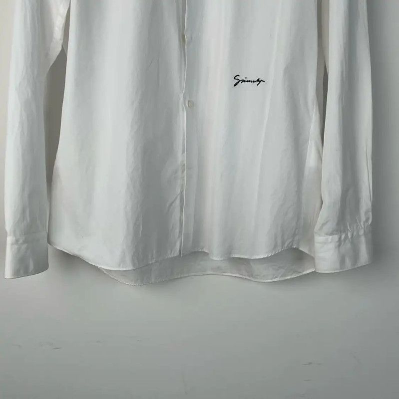 Givenchy Givenchy White Long Sleeve Men's Shirt 0089 Size US L / EU 52-54 / 3 - 3 Thumbnail
