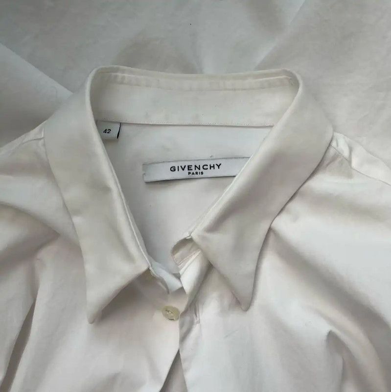 Givenchy Givenchy Men's White Long Sleeve Shirt 0089 Size US L / EU 52-54 / 3 - 5 Thumbnail