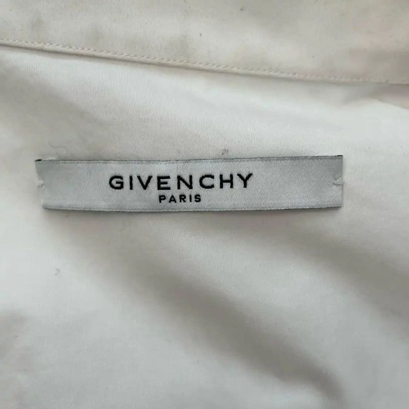 Givenchy Givenchy Men's White Long Sleeve Shirt 0089 Size US L / EU 52-54 / 3 - 6 Thumbnail