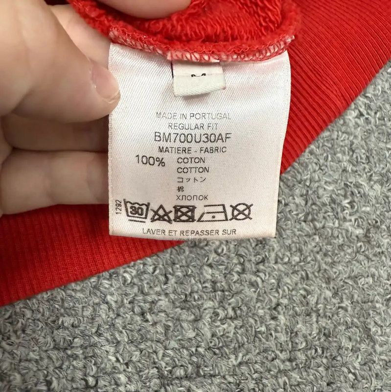 Givenchy Givenchy Red Cotton Men's Sweatshirt 0089 Size US M / EU 48-50 / 2 - 4 Thumbnail