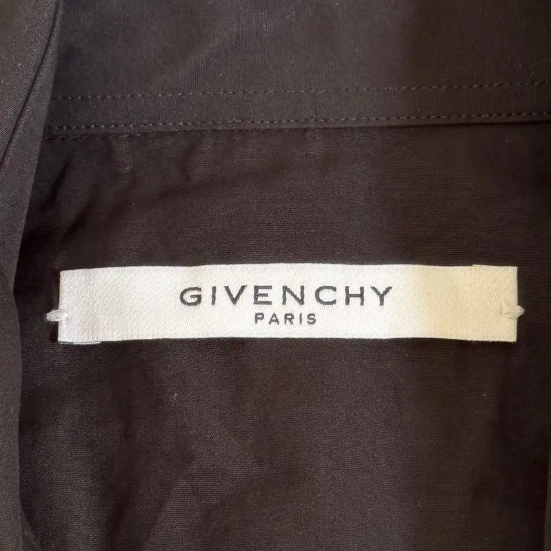 Givenchy Givenchy Black Cotton Long Sleeve Shirt 0089 Size US S / EU 44-46 / 1 - 4 Thumbnail