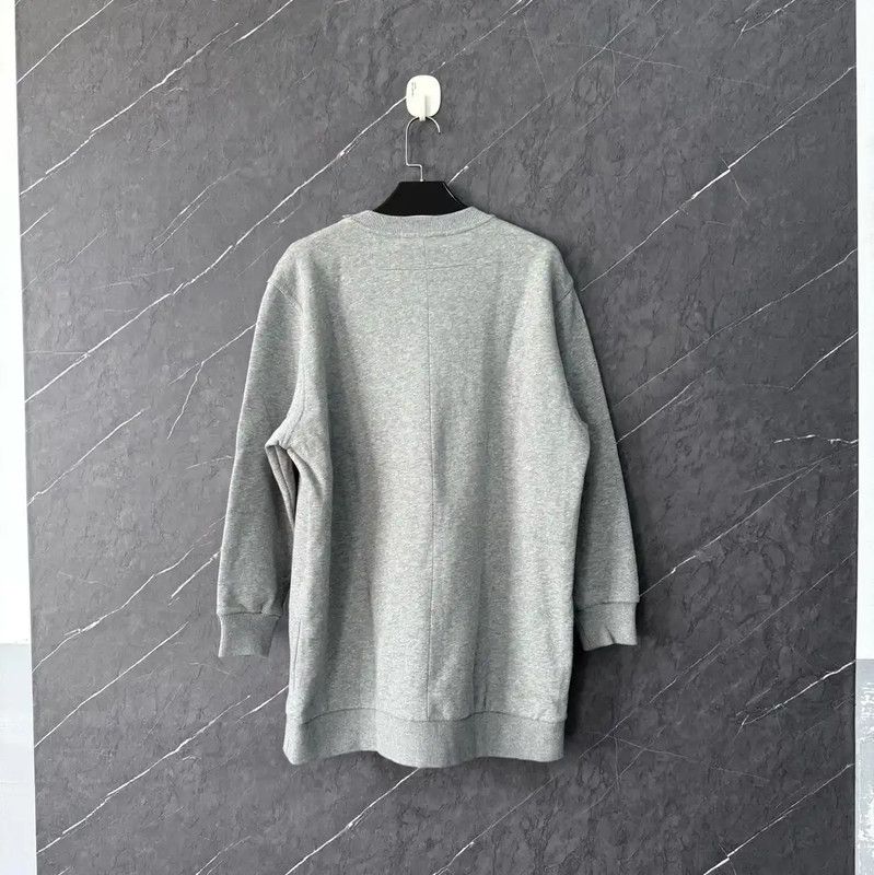 Givenchy Givenchy Gray Cotton Men's Sweatshirt 0089 Size US M / EU 48-50 / 2 - 2 Thumbnail