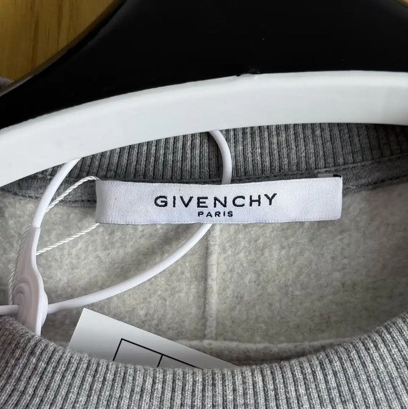 Givenchy Givenchy Gray Cotton Men's Sweatshirt 0089 Size US M / EU 48-50 / 2 - 3 Thumbnail