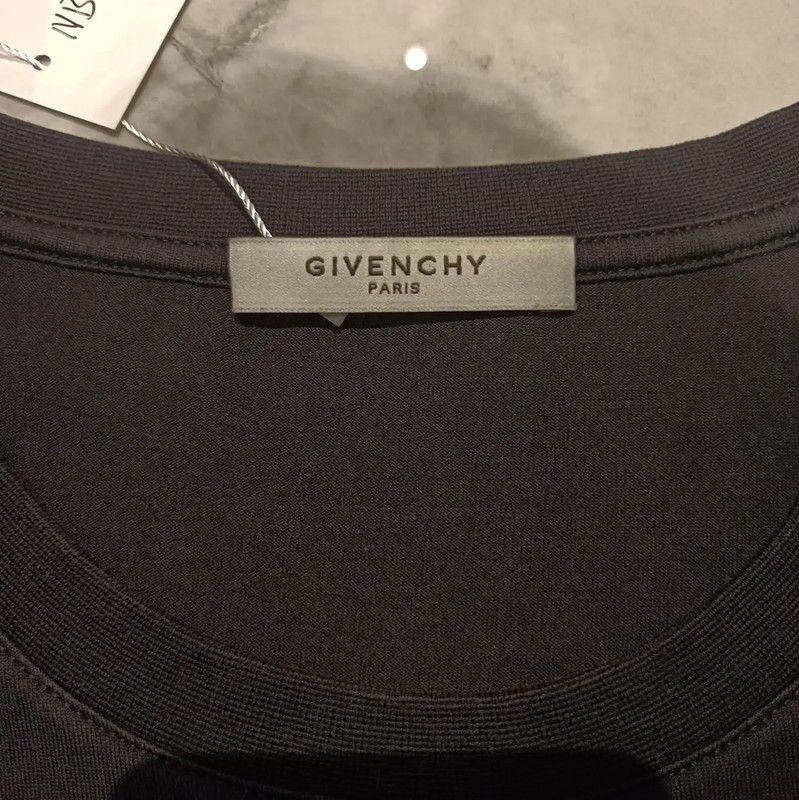 Givenchy Givenchy Black Cotton Printed Short Sleeve T-Shirt 0089 Size US M / EU 48-50 / 2 - 3 Thumbnail