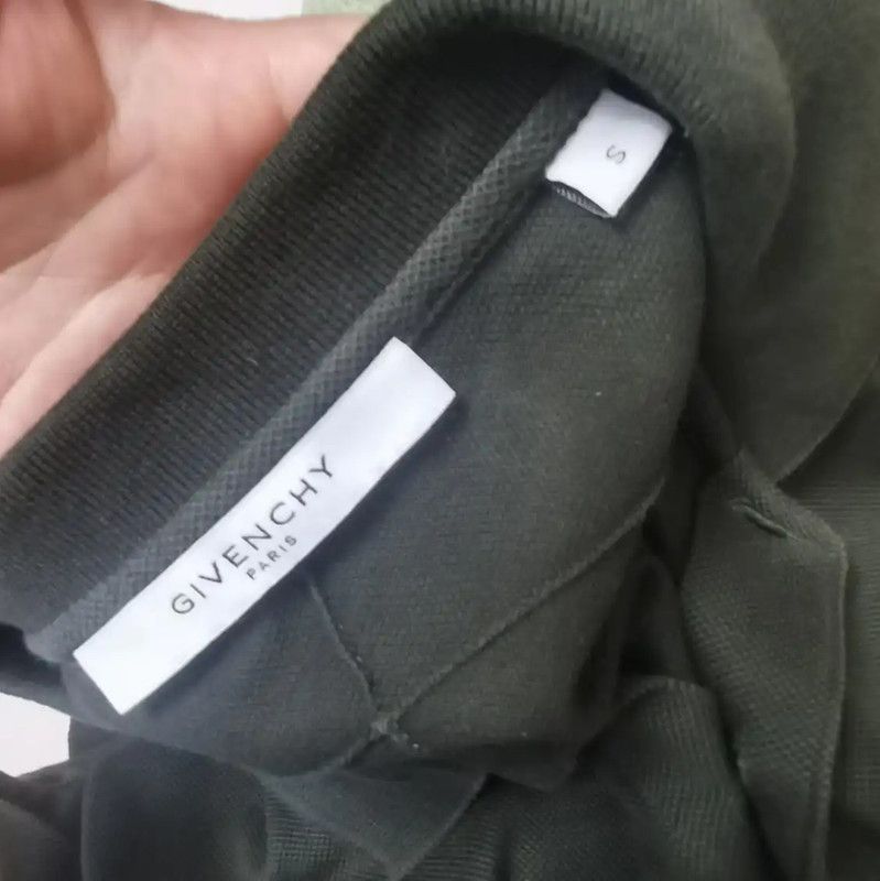 Givenchy Givenchy Men's Dark Green Short Sleeve Polo 0089 Size US S / EU 44-46 / 1 - 6 Thumbnail