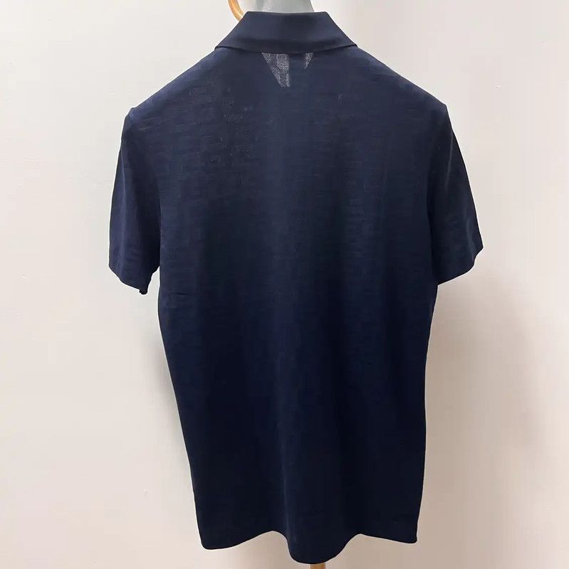 Givenchy Givenchy Men's Navy Cotton Polo 0089 Size US M / EU 48-50 / 2 - 4 Thumbnail
