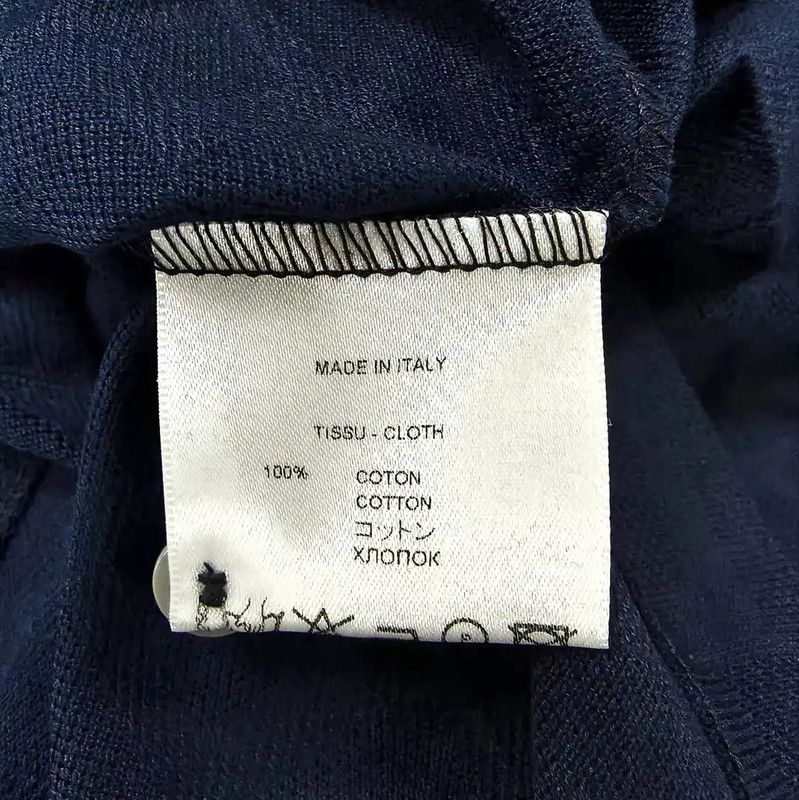 Givenchy Givenchy Men's Navy Cotton Polo 0089 Size US M / EU 48-50 / 2 - 5 Thumbnail