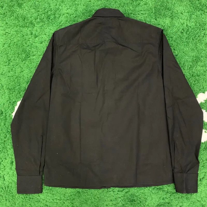 Givenchy Givenchy Black Cotton Long Sleeve Shirt 0089 Size US M / EU 48-50 / 2 - 2 Thumbnail
