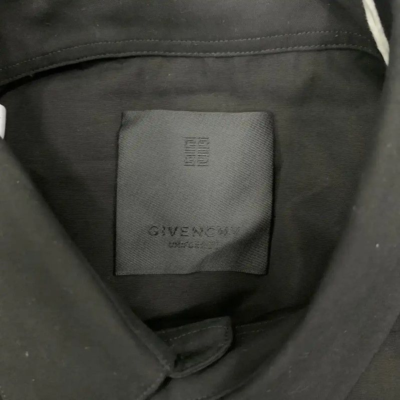 Givenchy Givenchy Black Cotton Long Sleeve Shirt 0089 Size US M / EU 48-50 / 2 - 5 Thumbnail