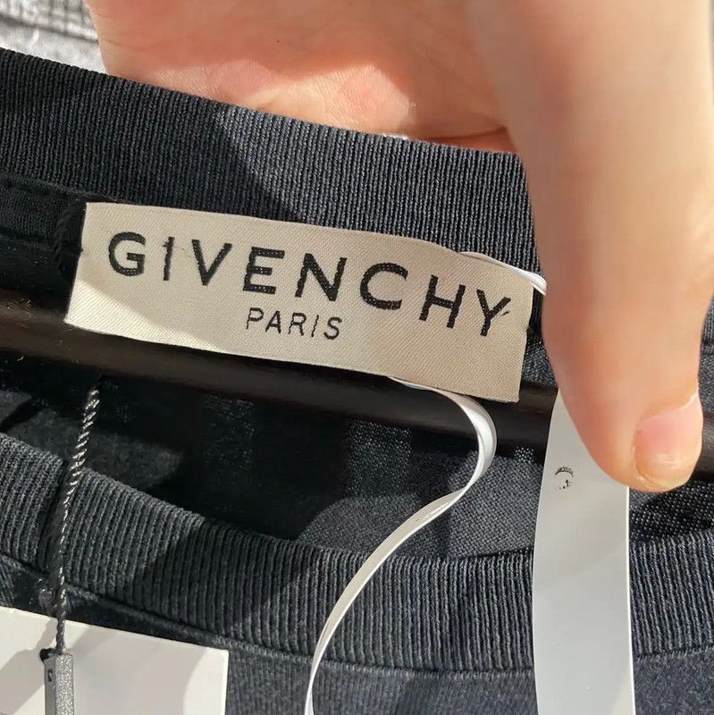 Givenchy Givenchy Black Cotton Blend Men's T-Shirt 0089 Size US XL / EU 56 / 4 - 3 Thumbnail