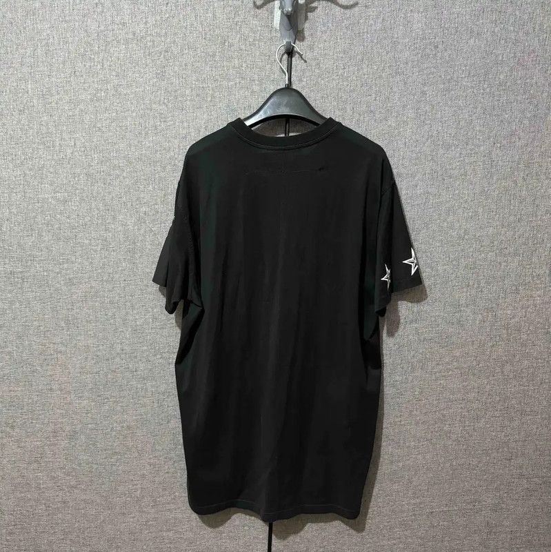 Givenchy Givenchy Black Cotton Printed Logo T-Shirt 0089 Size US XXS / EU 40 - 2 Thumbnail
