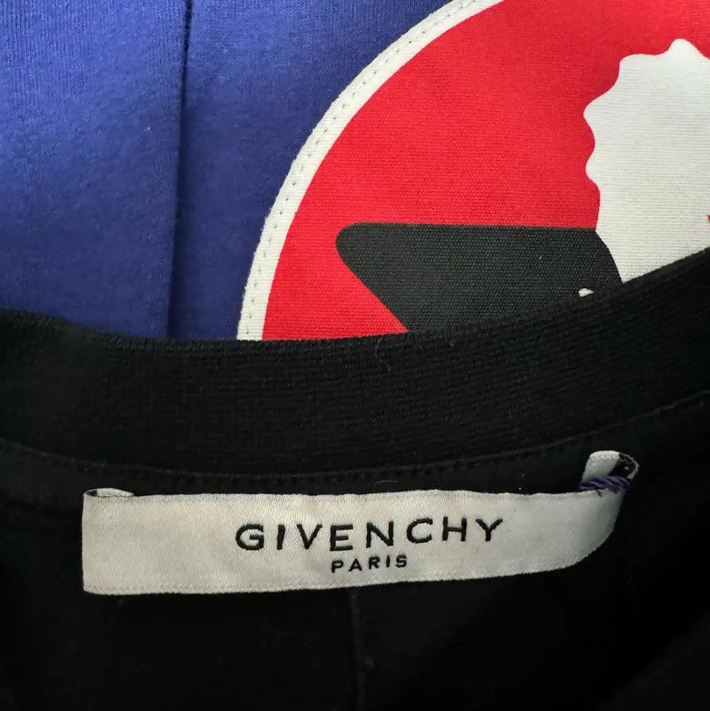 Givenchy Givenchy Black Cotton Printed Logo T-Shirt 0089 Size US XXS / EU 40 - 3 Thumbnail