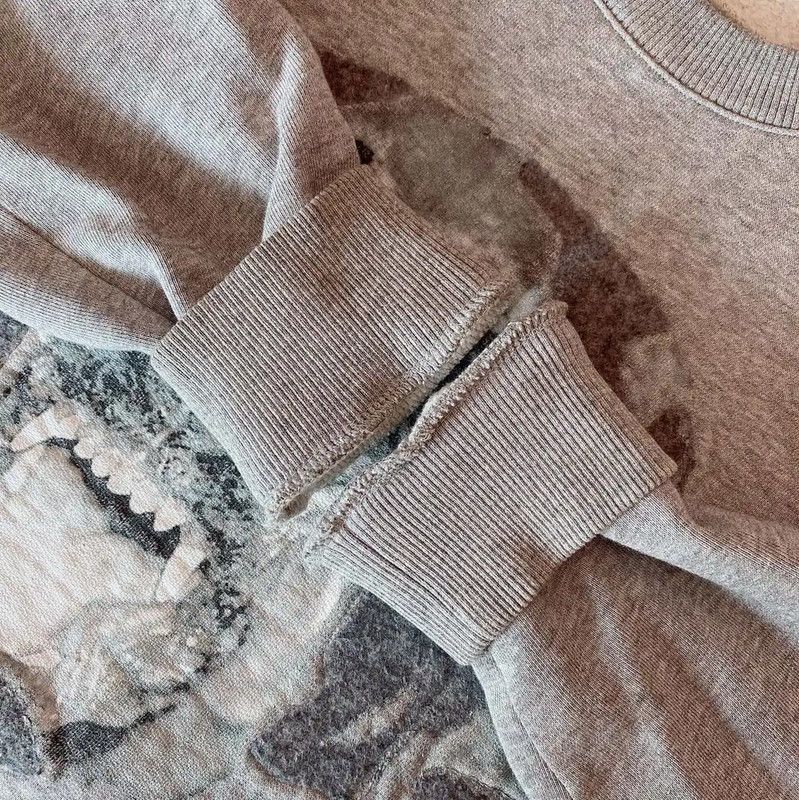 Givenchy Givenchy Men's Light Gray Cotton Blend Sweatshirt 0089 Size US S / EU 44-46 / 1 - 4 Thumbnail