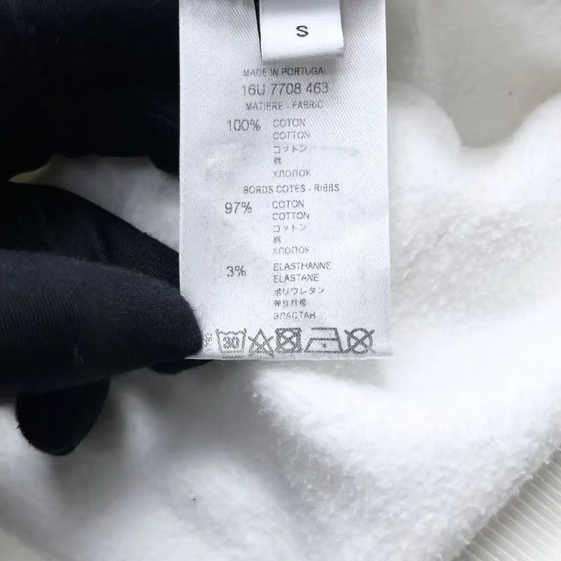 Givenchy Givenchy White Cotton Logo Short Sleeve Sweatshirt 0089 Size US S / EU 44-46 / 1 - 5 Thumbnail