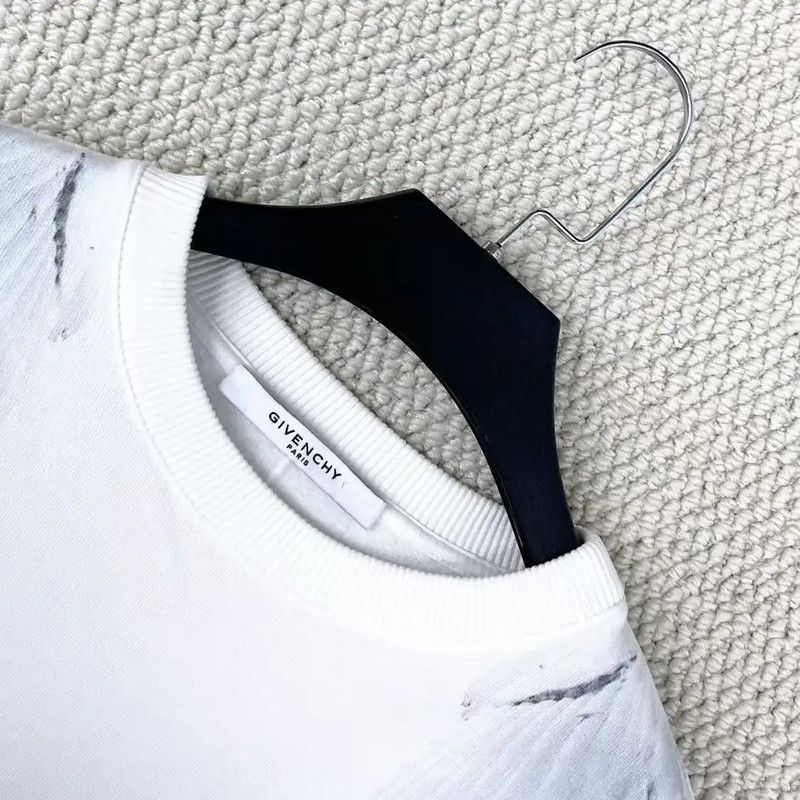 Givenchy Givenchy White Cotton Logo Short Sleeve Sweatshirt 0089 Size US S / EU 44-46 / 1 - 3 Thumbnail