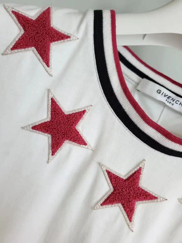 Givenchy Givenchy Men's Short Sleeve White T-Shirt 0089 Size US XS / EU 42 / 0 - 3 Thumbnail