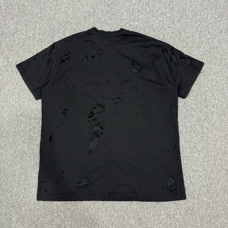 Givenchy Givenchy Black Cotton T-shirt for Men 0089 Size US L / EU 52-54 / 3 - 2 Thumbnail